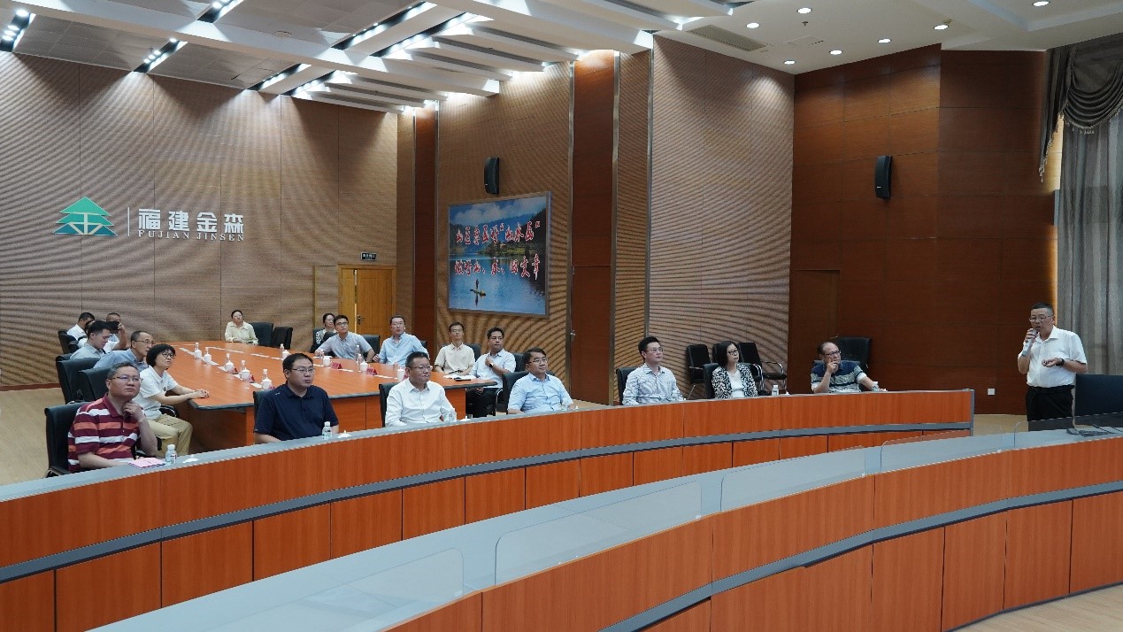 上海虹口区代表团到福建金森调研